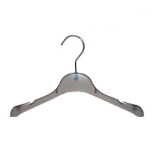 Kid Acrylic Hanger Custom Anti-slip Luxury Brand Clear Jacket Coat Suit Dress Hanger Children Clothes Hanger with Round Hook